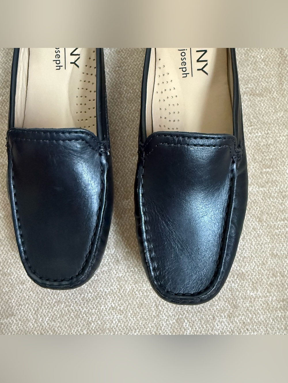 Marc Joseph Black Leather Slip-On Loafers size 6.5 - Picture 6 of 9